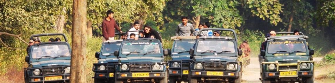 Jeep Safari in Jim corbett